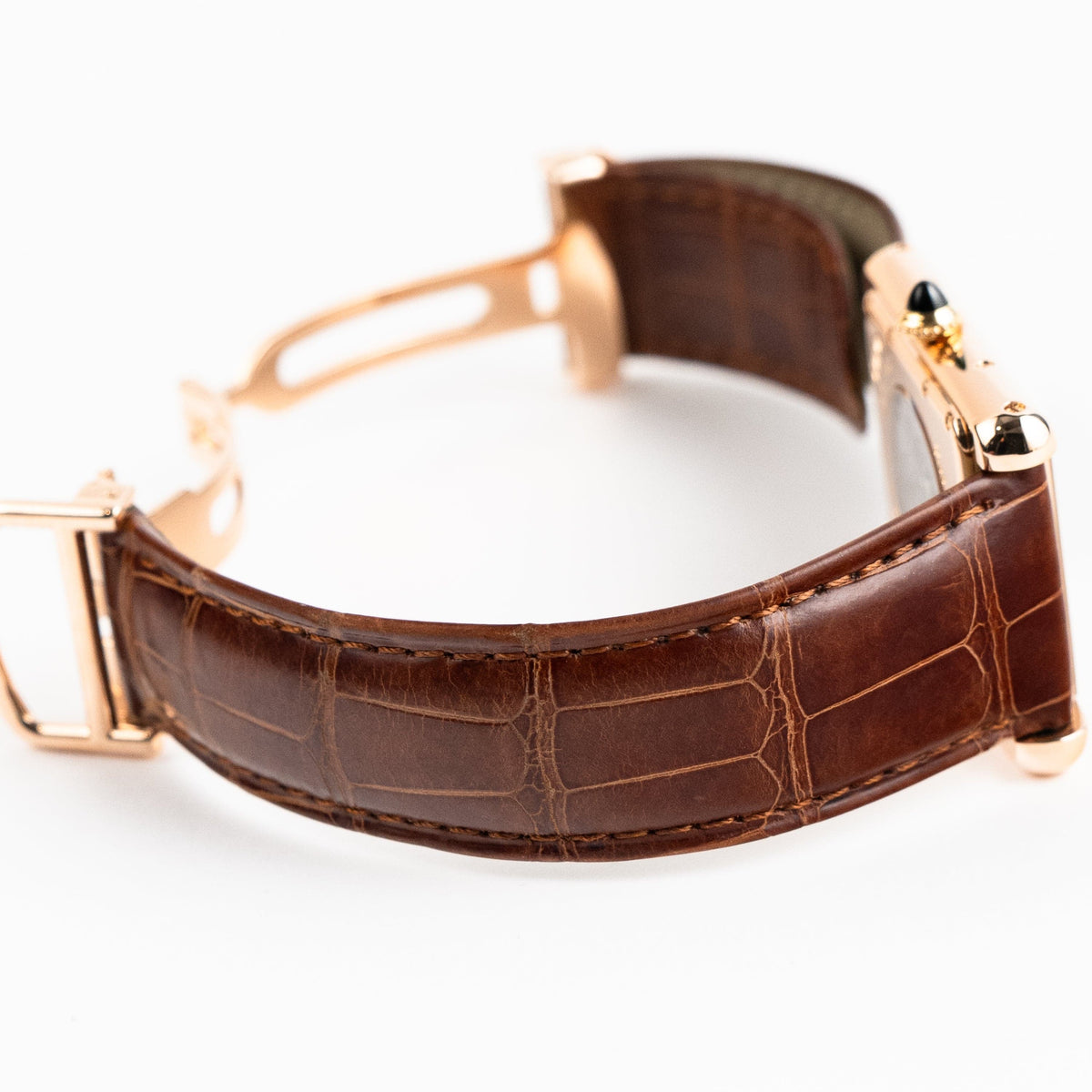 Cartier Tank Louis XL W1560003 Rose Gold White Dial (2015)