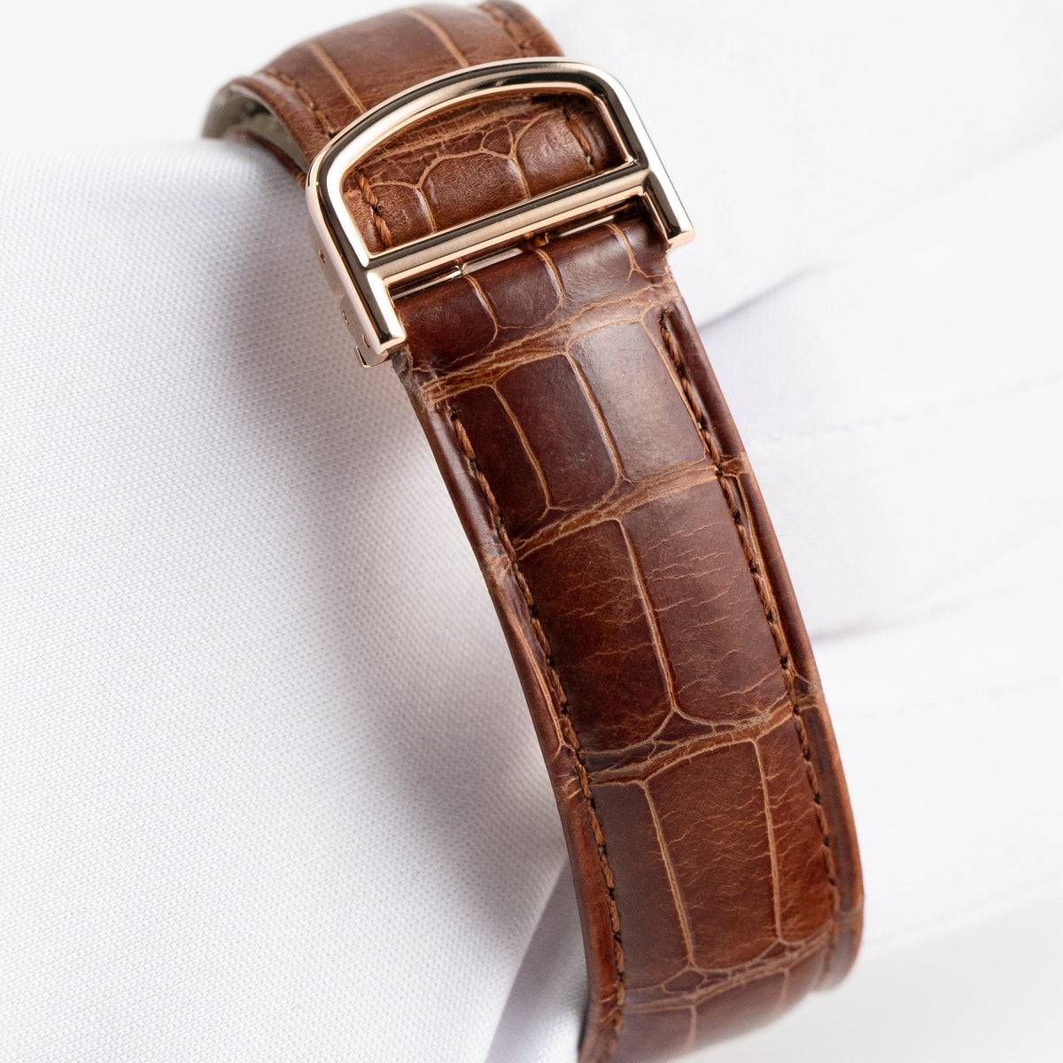Cartier Tank Louis XL W1560003 Rose Gold White Dial (2015)