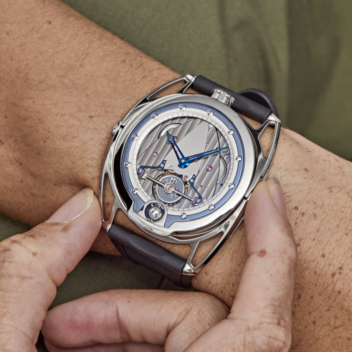De Bethune DB28TIS5C3PN/S Titanium Silver Dial (2011)