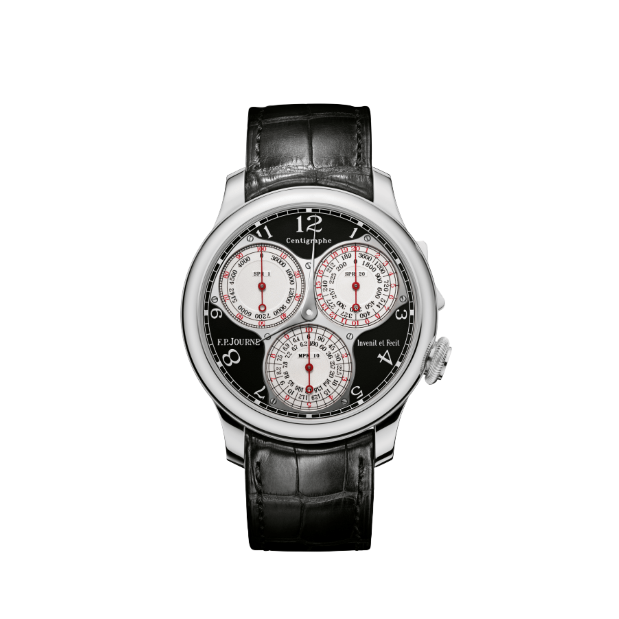 F.P.Journe Centigraphe Souverain Ref. CT Black Label Platinum Black Dial