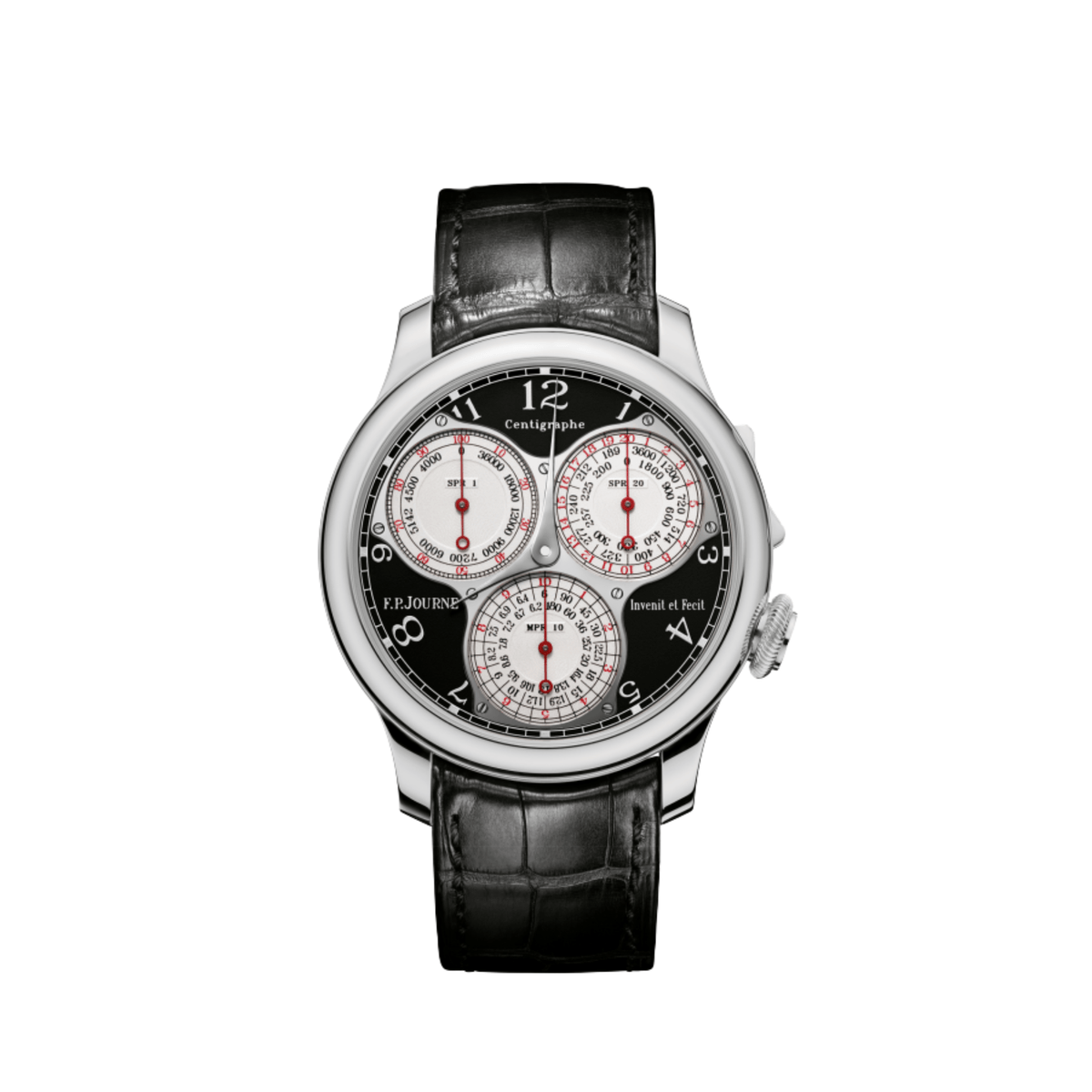 F.P.Journe Centigraphe Souverain Ref. CT Black Label Platinum Black Dial