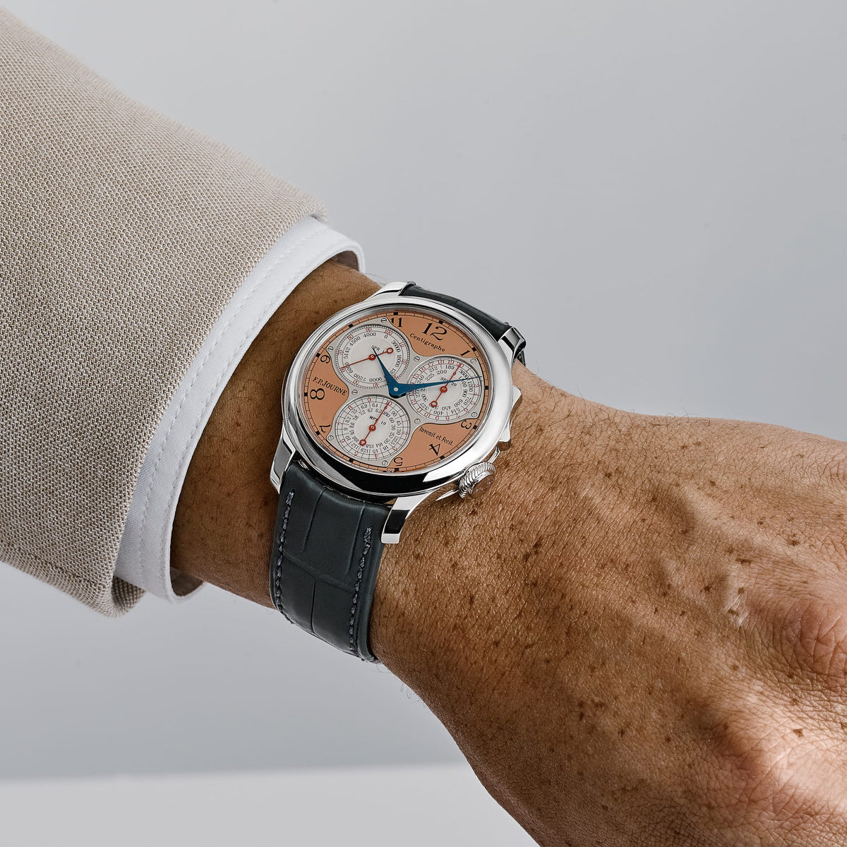 F.P.Journe Centigraphe Souverain Ref. CT Platinum Salmon Dial (2011)