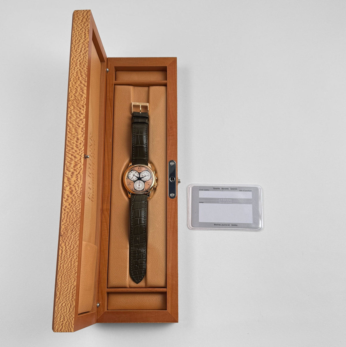 F.P.Journe Centigraphe Souverain Ref. CT Rose Gold Salmon Dial