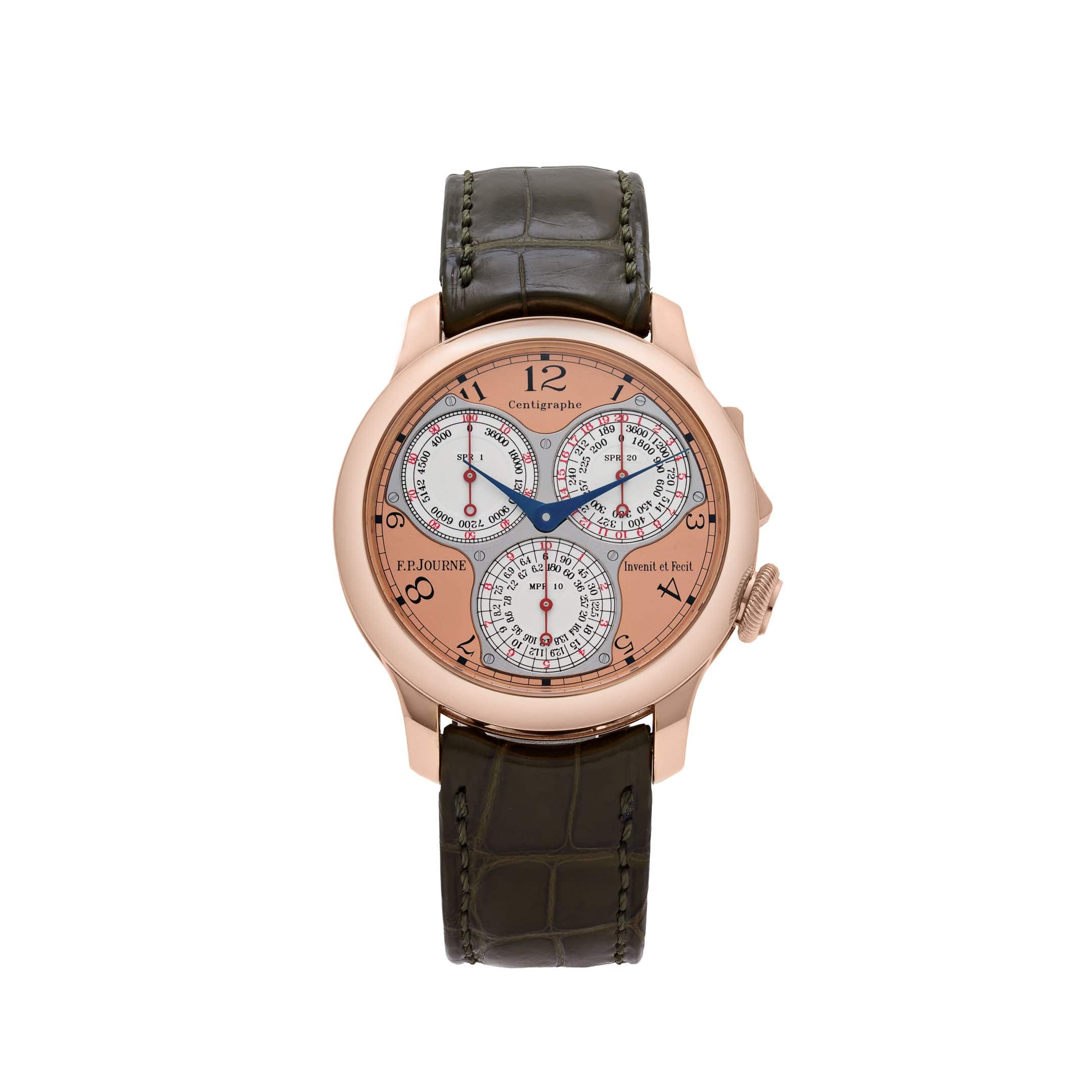 F.P.Journe Centigraphe Souverain Ref. CT Rose Gold Salmon Dial