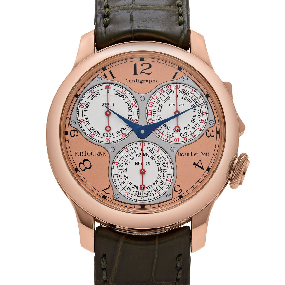 F.P.Journe Centigraphe Souverain Ref. CT Rose Gold Salmon Dial