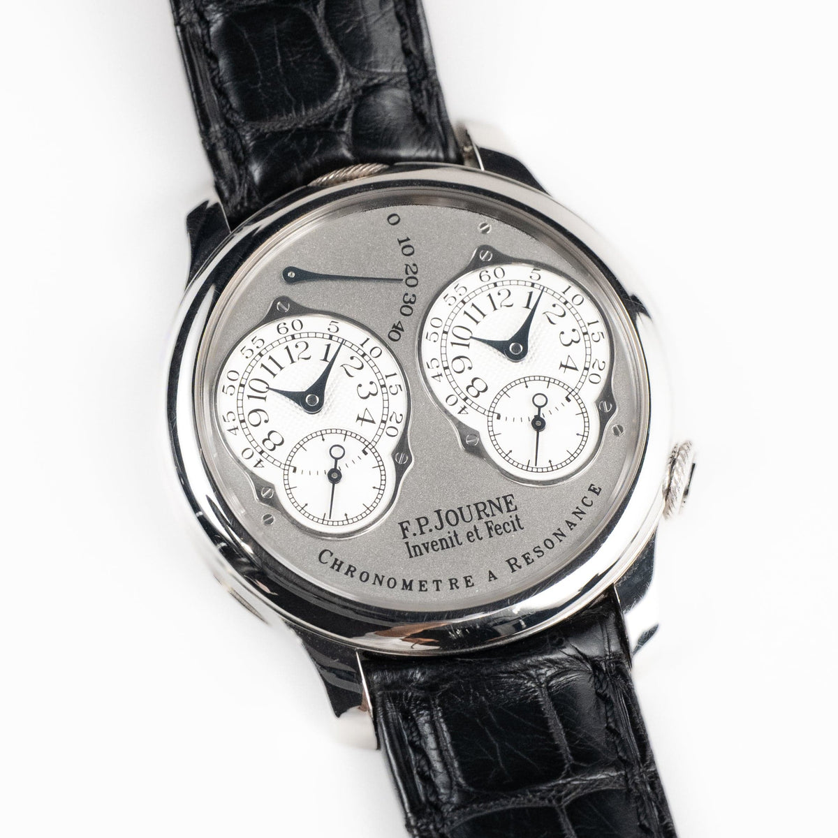 F.P.Journe Chronomètre À Résonance Ref. RN Platinum Grey Dial (2007)