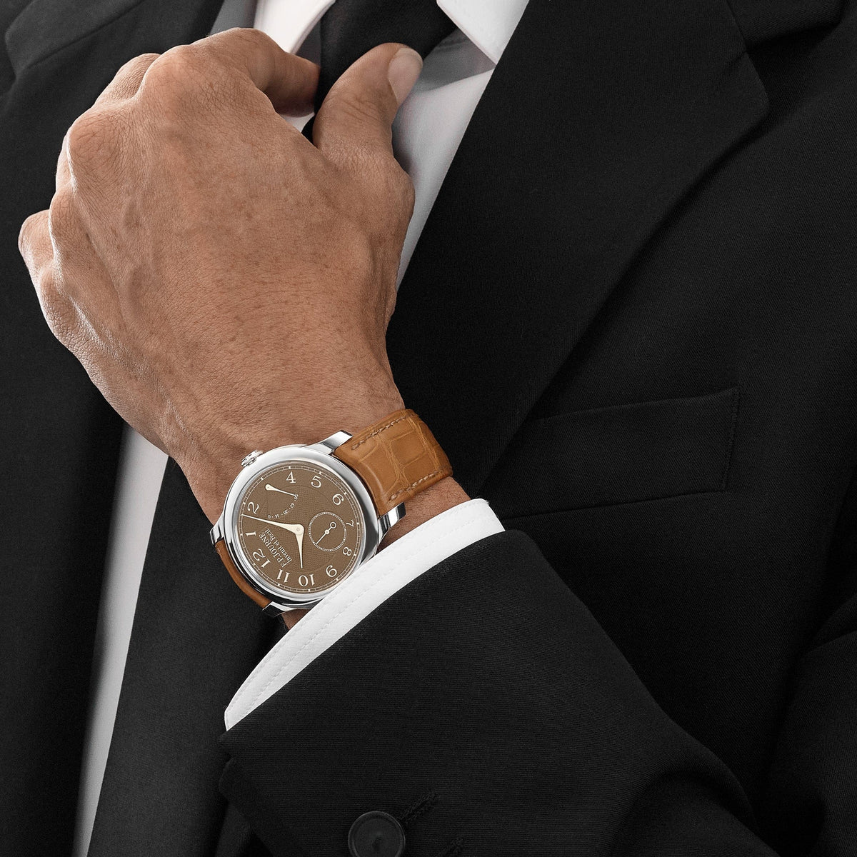 F.P.Journe Chronomètre Souverain Ref. CS Platinum 'Havana' Brown Dial (2023)