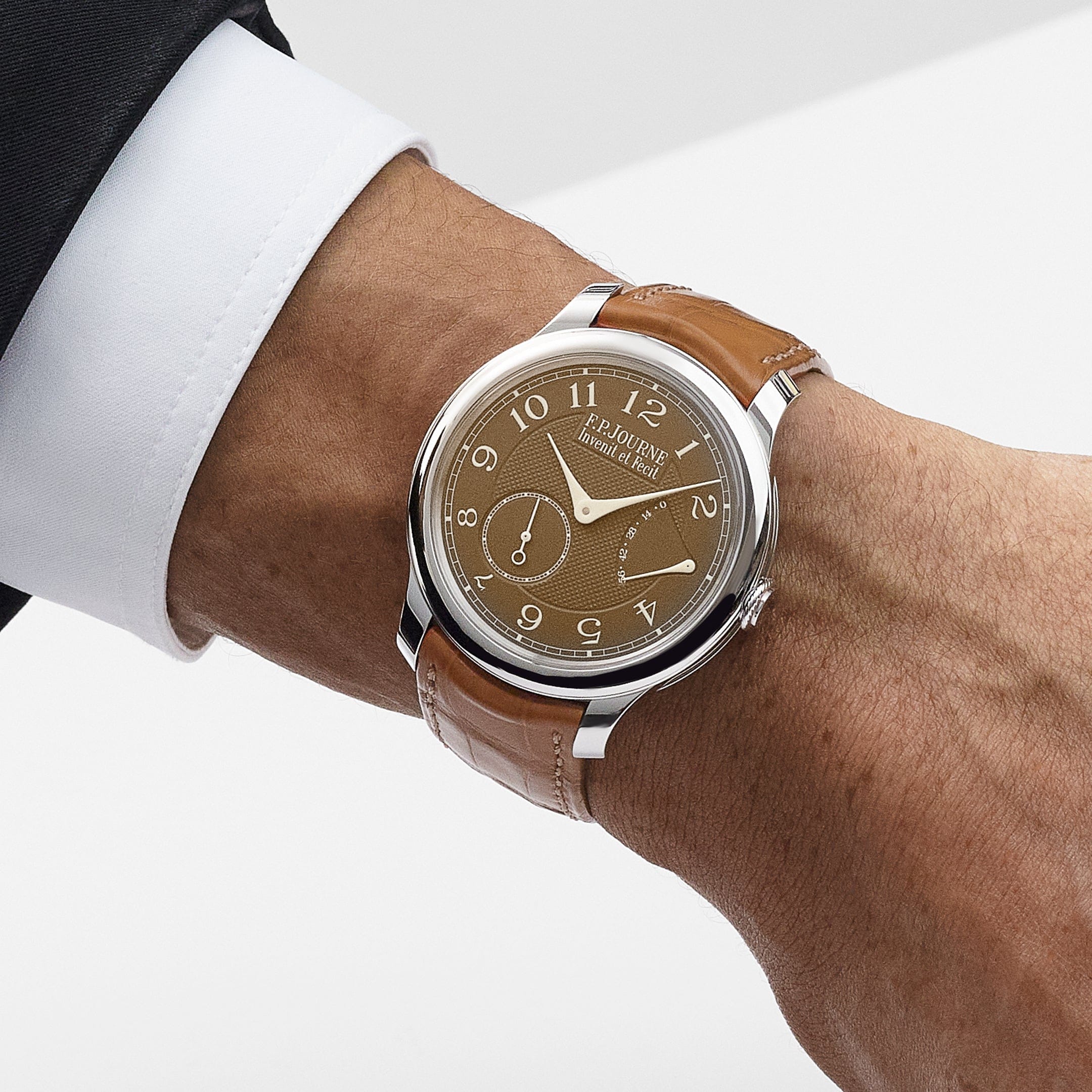 F.P.Journe Chronomètre Souverain Ref. CS Platinum 'Havana' Brown Dial (2023)