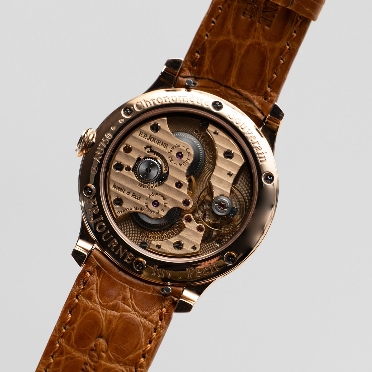F.P.Journe Chronomètre Souverain Ref. CS Rose Gold 'Havana' Brown Dial
