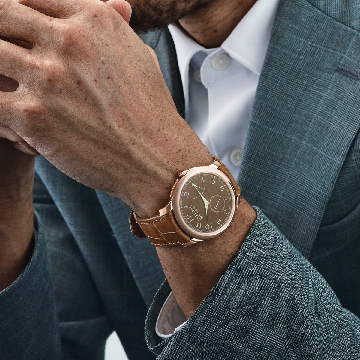 F.P.Journe Chronomètre Souverain Ref. CS Rose Gold 'Havana' Brown Dial
