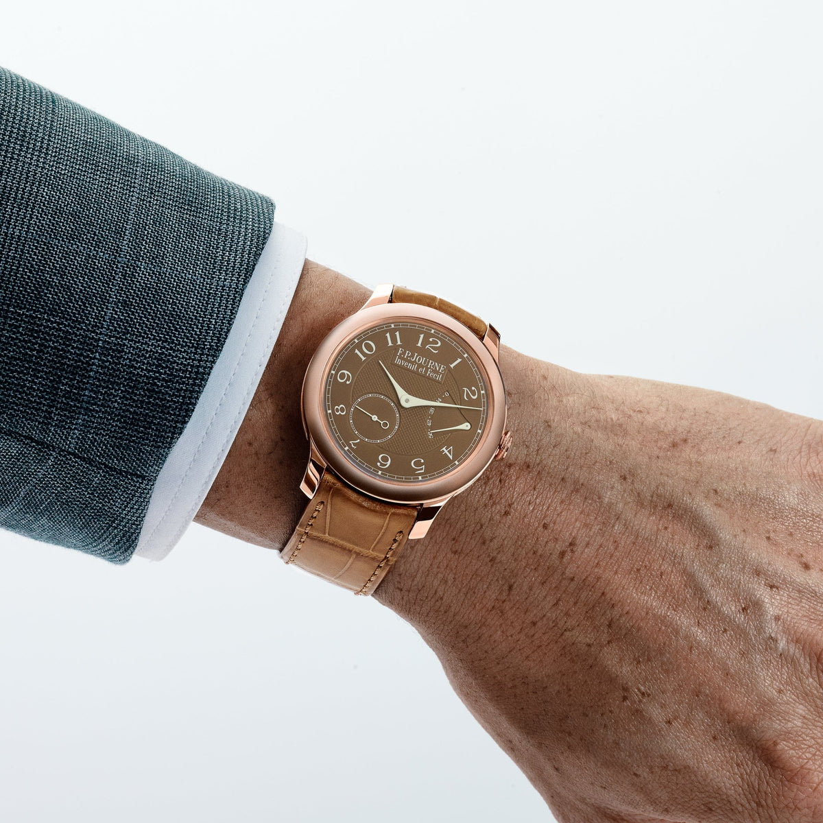 F.P.Journe Chronomètre Souverain Ref. CS Rose Gold 'Havana' Brown Dial