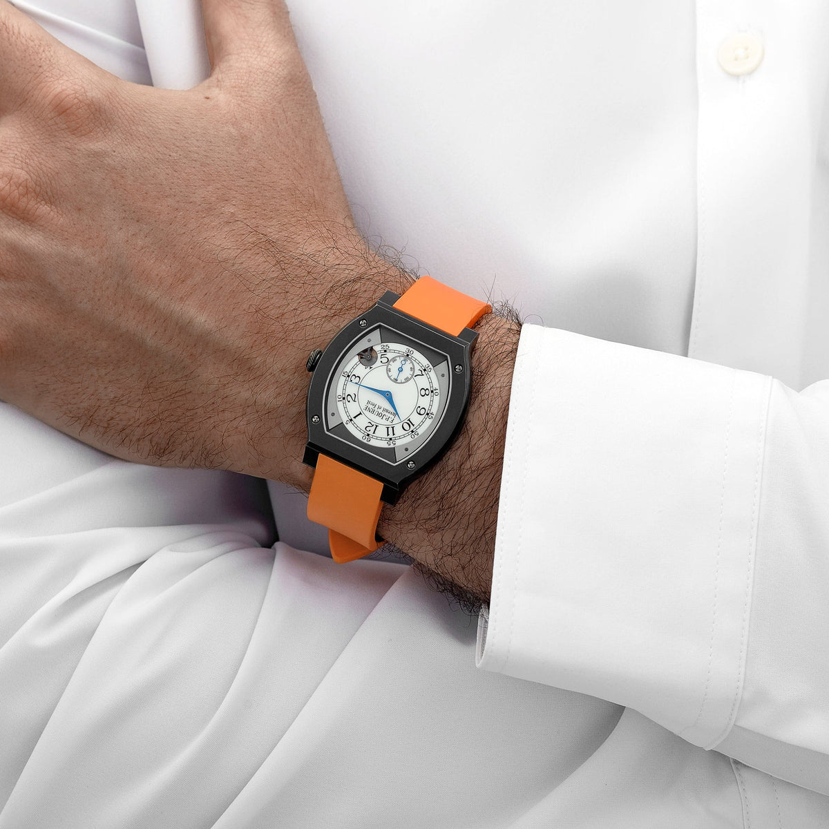 F.P.Journe Élégante 48 Ref. ELHT Titalyt Luminescent White Dial (2019)