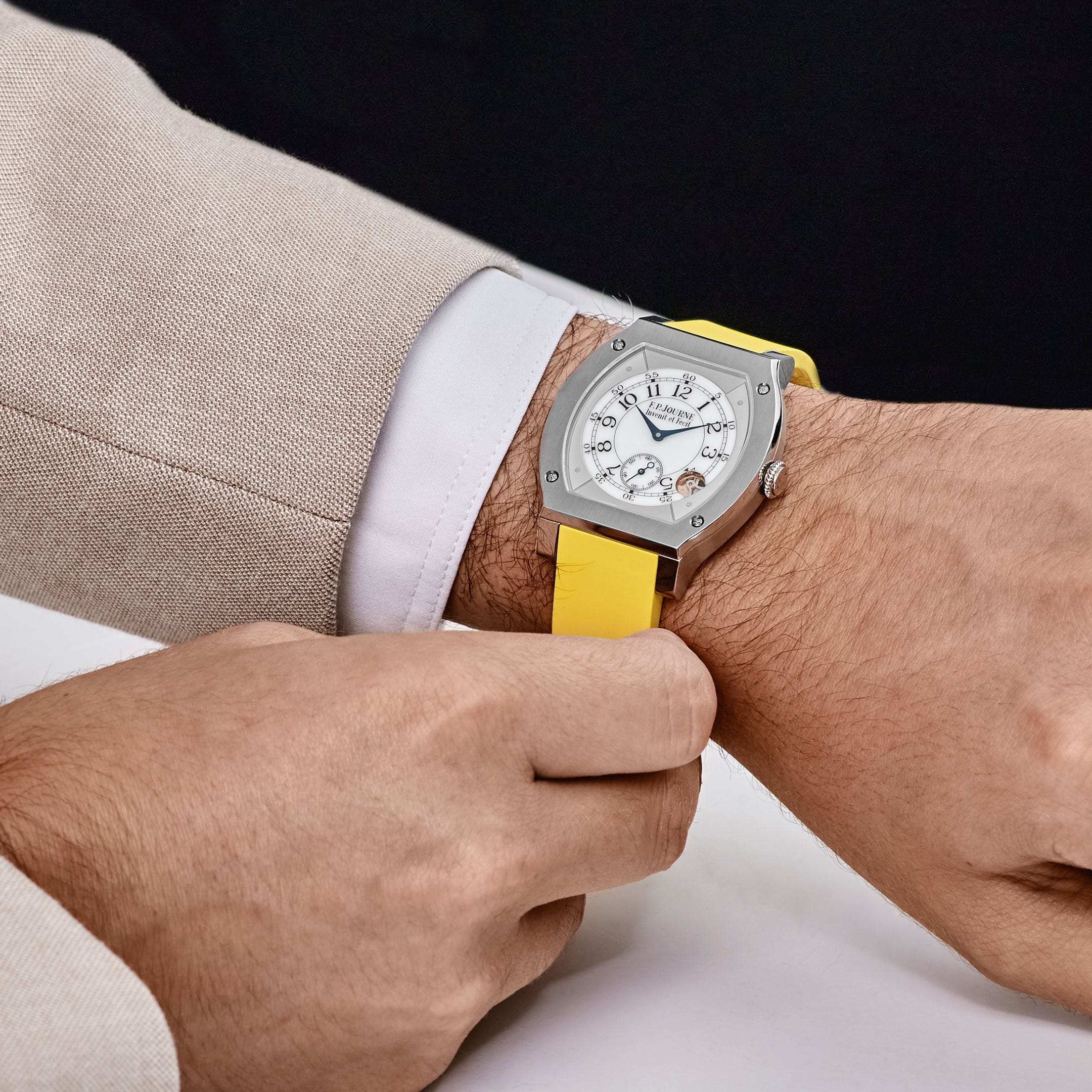 F.P.Journe Élégante 48 Ref. ELHT Titanium Luminescent White Dial (2021)