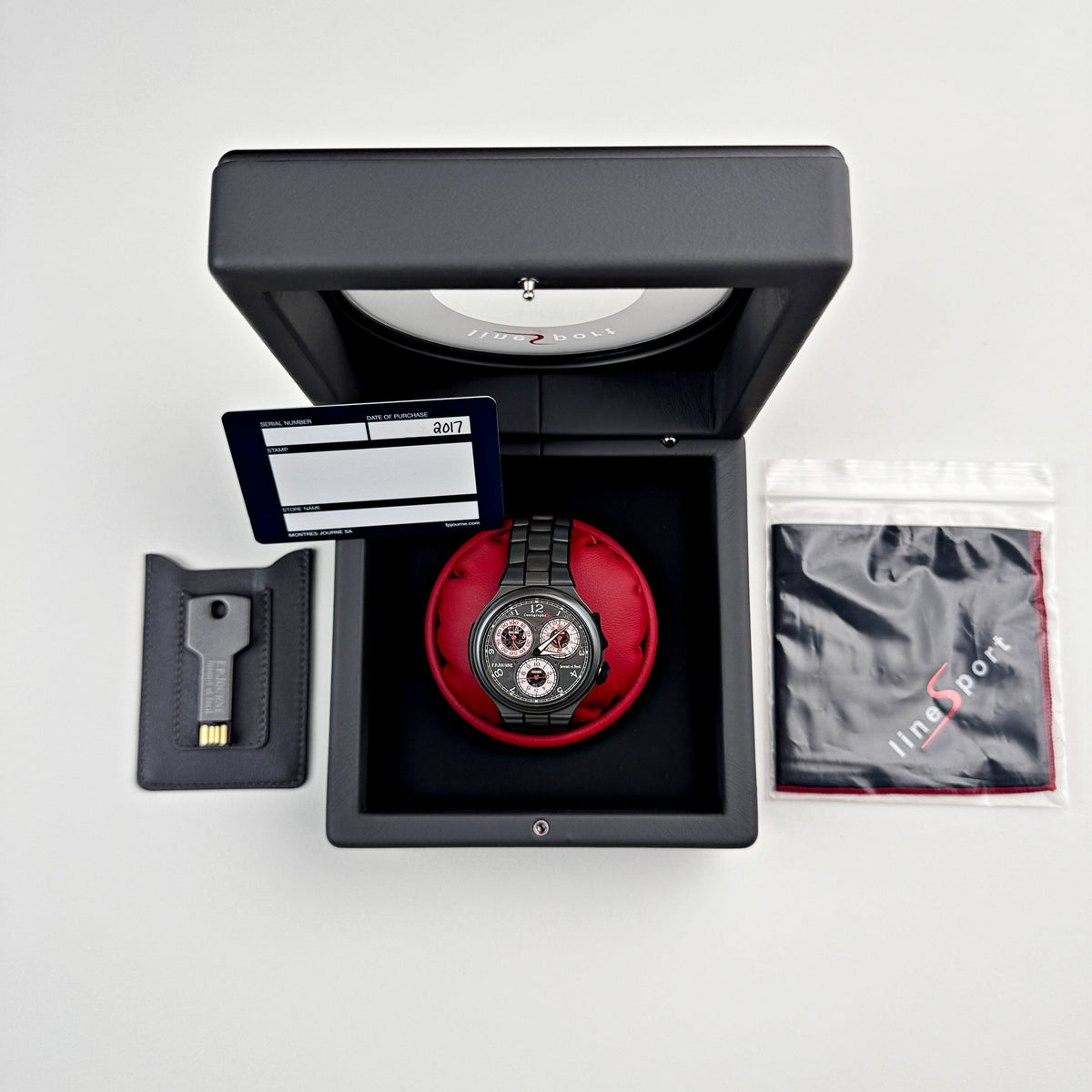 F.P.Journe Linesport Centigraphe Grey Dial Titanium