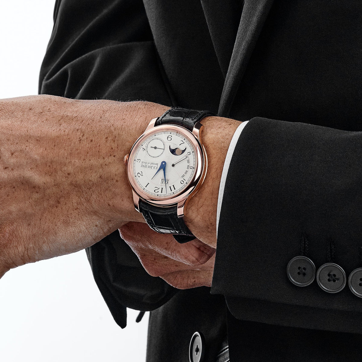 F.P.Journe Octa Automatique Lune Ref. AL Rose Gold White Dial (2011)