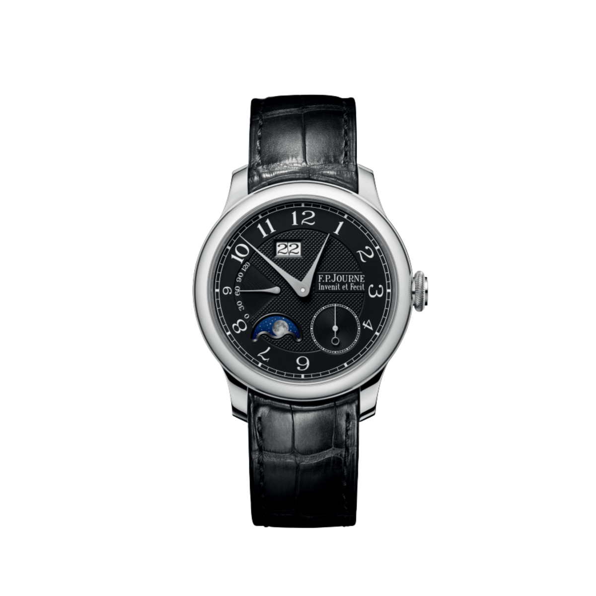 F.P.Journe Octa Automatique Lune Ref. AL2 Black Label Platinum Black Dial