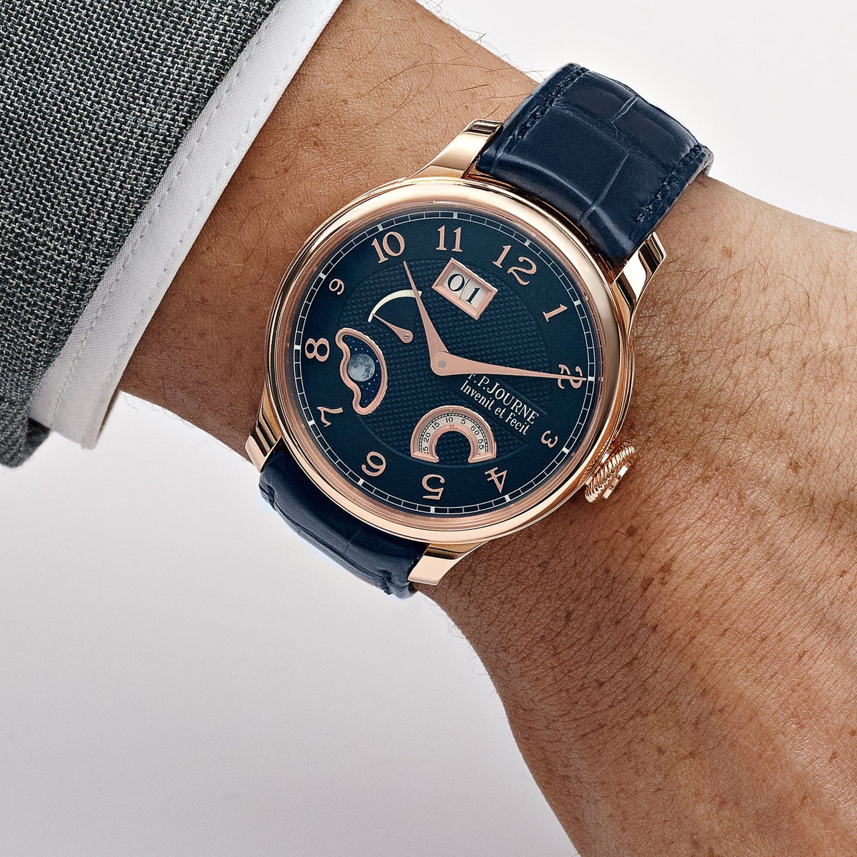 F.P.Journe Octa Divine Ref. DN Rose Gold Blue Dial Boutique Edition