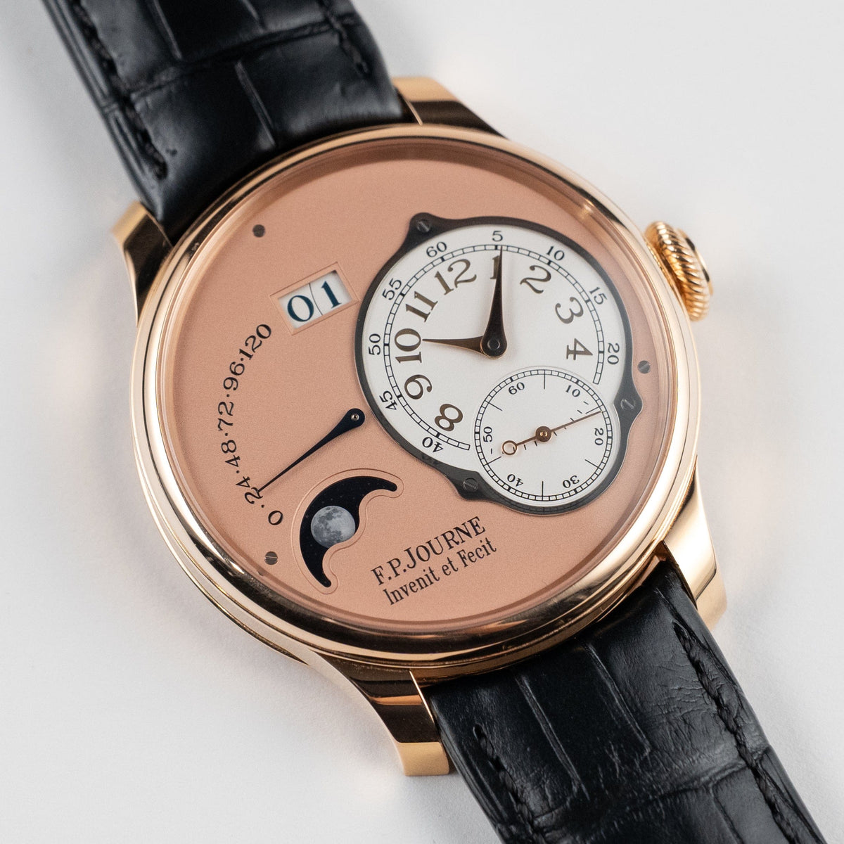 F.P.Journe Octa Lune Ref. LN Rose Gold Salmon Dial