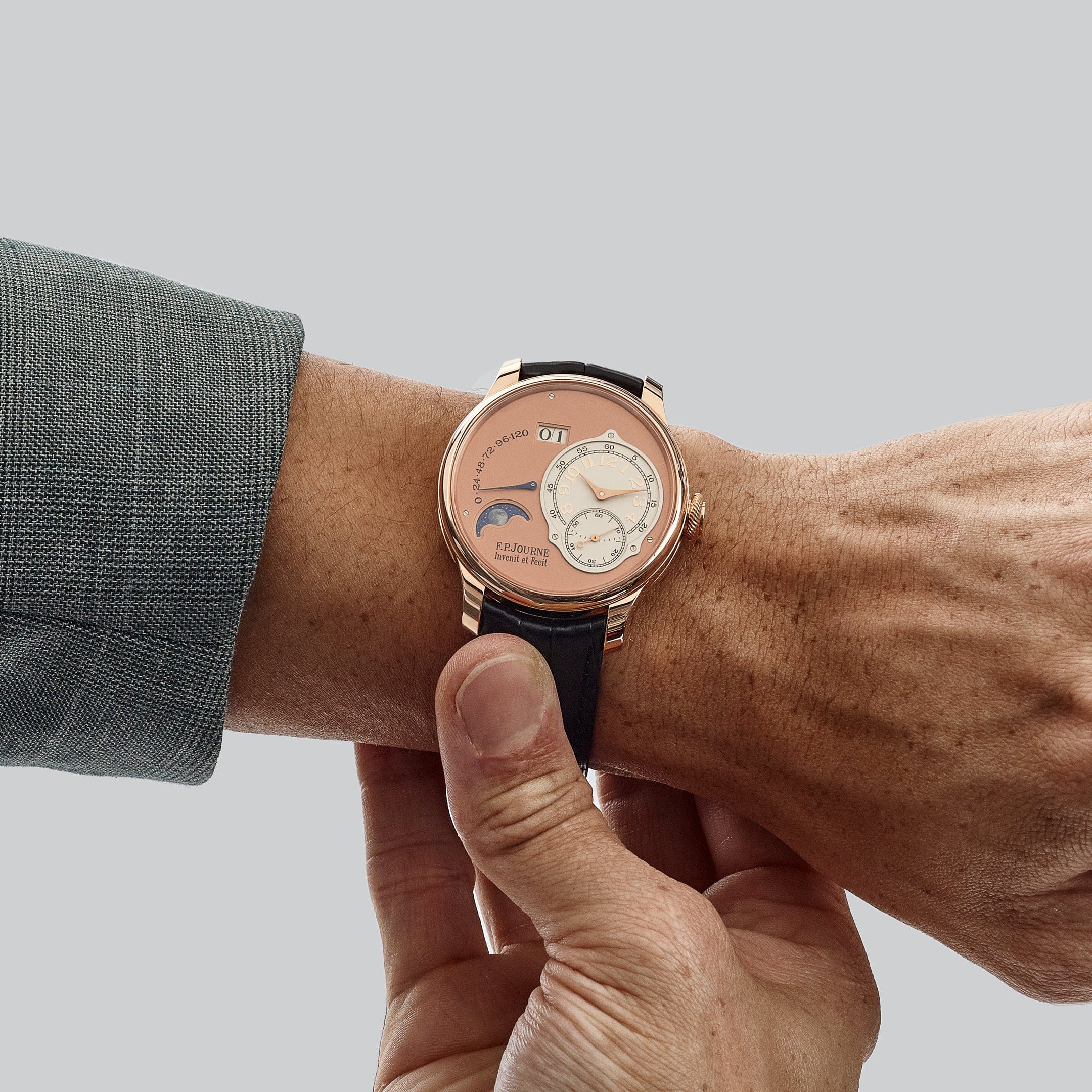 F.P.Journe Octa Lune Ref. LN Rose Gold Salmon Dial