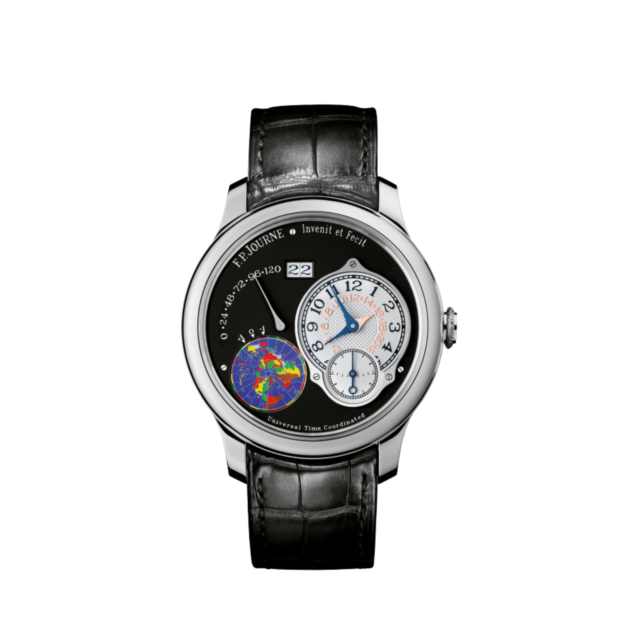 F.P.Journe Octa UTC Ref. UTC Black Label Platinum Black Dial
