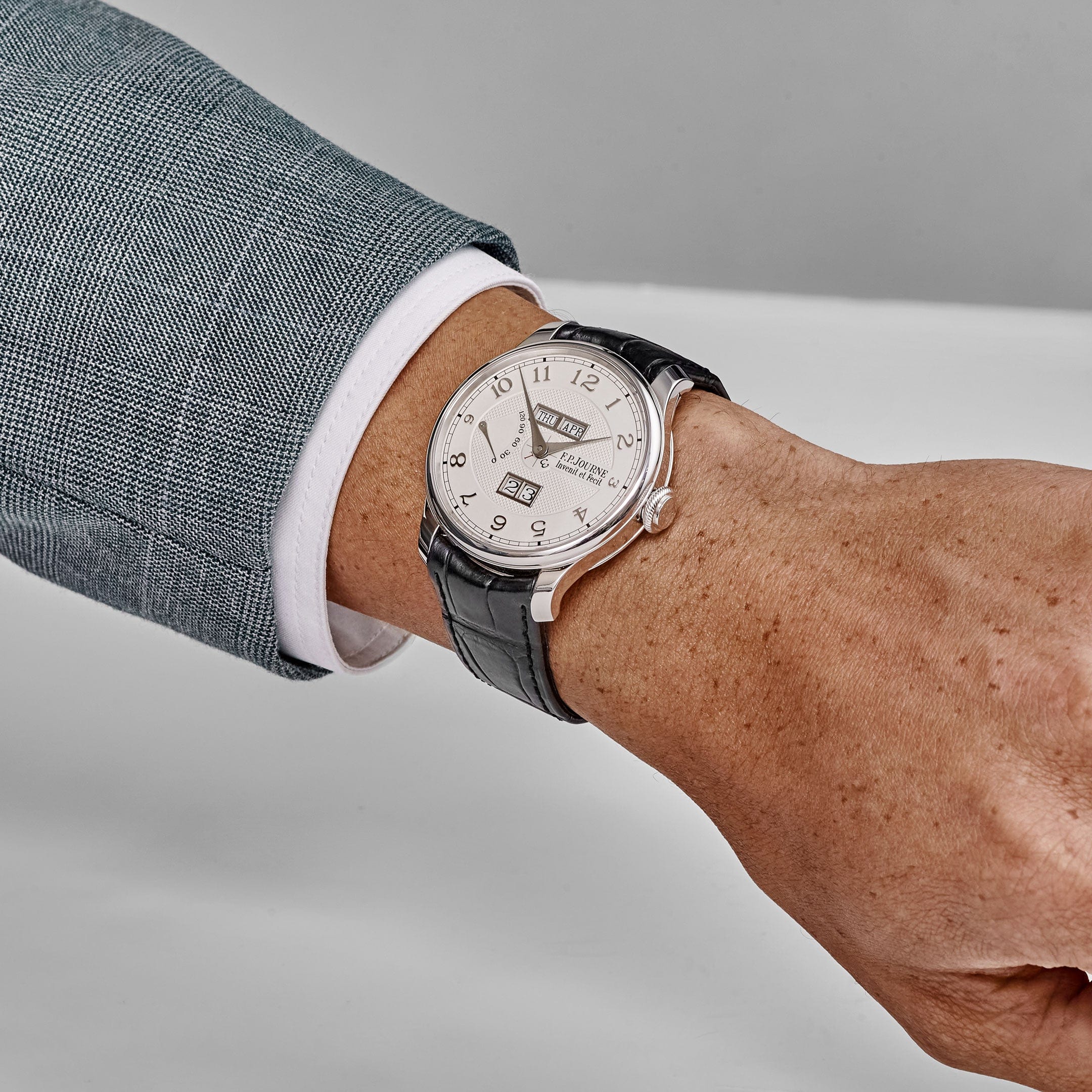 F.P.Journe Quantième Perpétuel Ref. QP Platinum White-Silver Dial