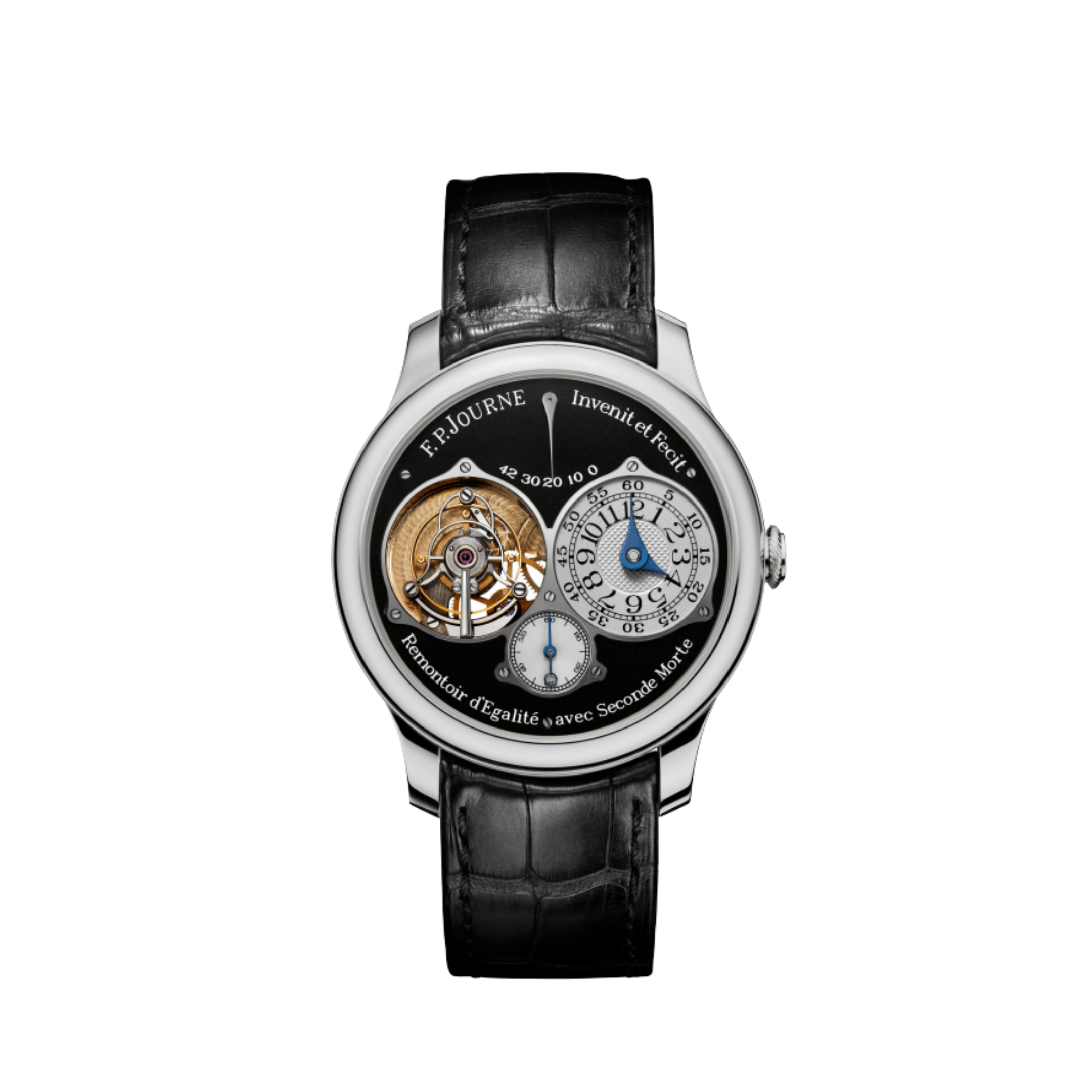 F.P.Journe Tourbillon Souverain Ref. TN Black Label Platinum Black Dial