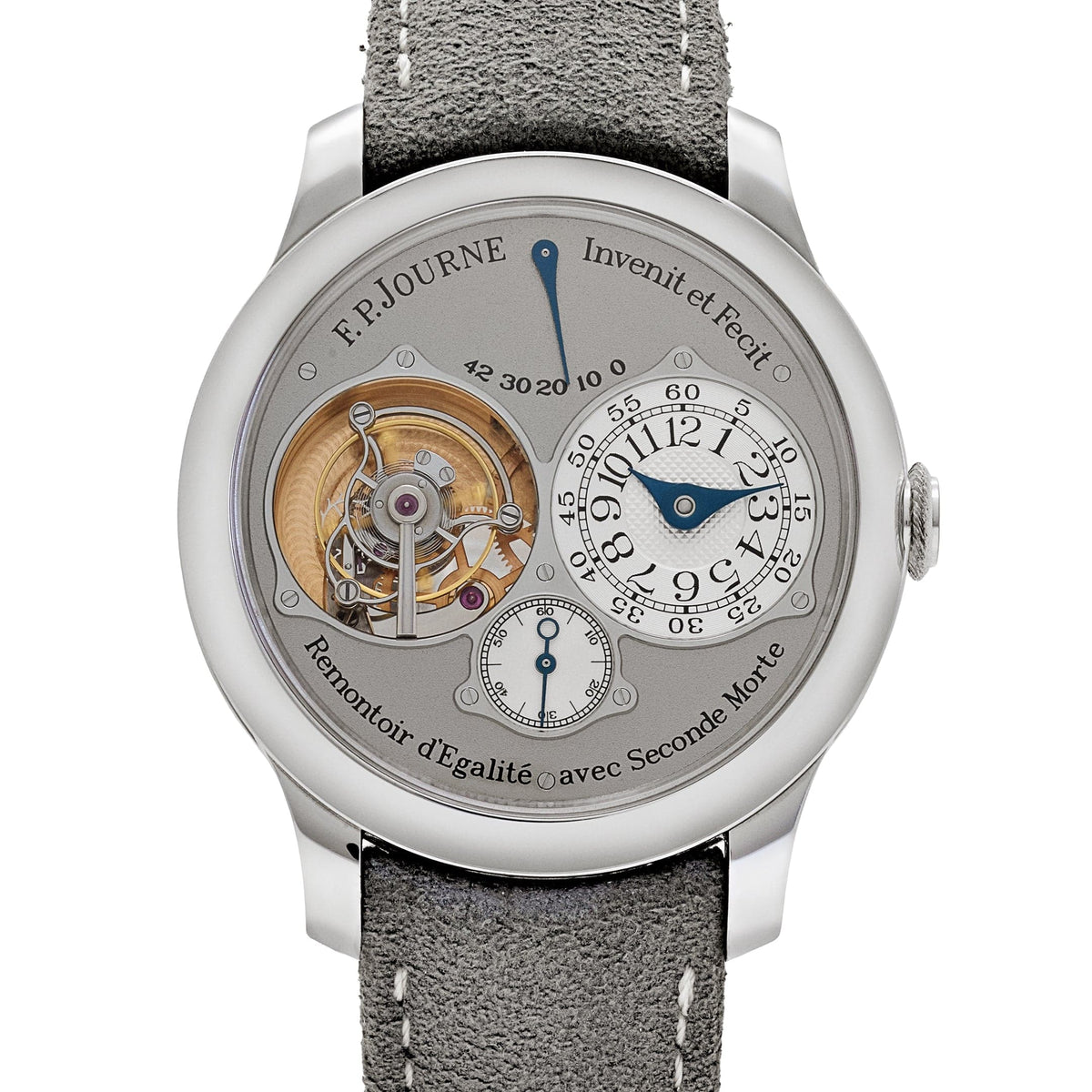 F.P.Journe Tourbillon Souverain Ref. TN Platinum Grey Dial