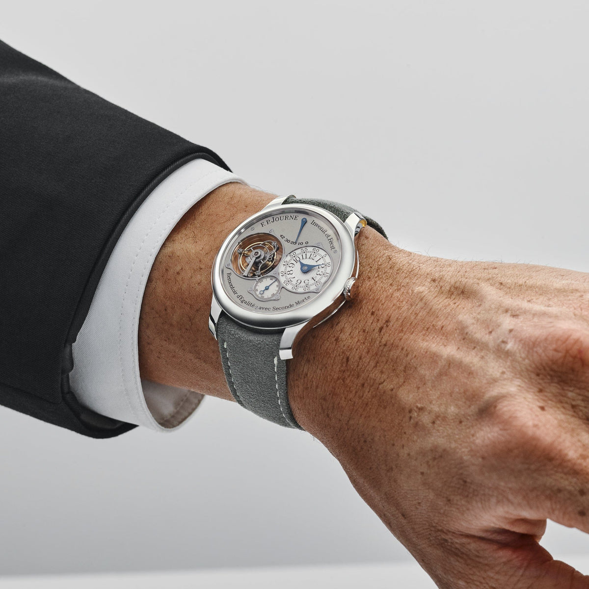 F.P.Journe Tourbillon Souverain Ref. TN Platinum Grey Dial