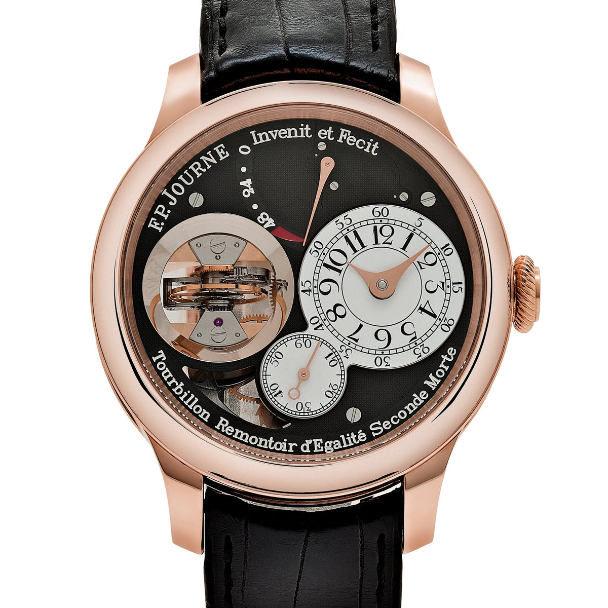 F.P.Journe Tourbillon Souverain Vertical Ref. TV Rose Gold Black Dial Boutique Edition (2025)
