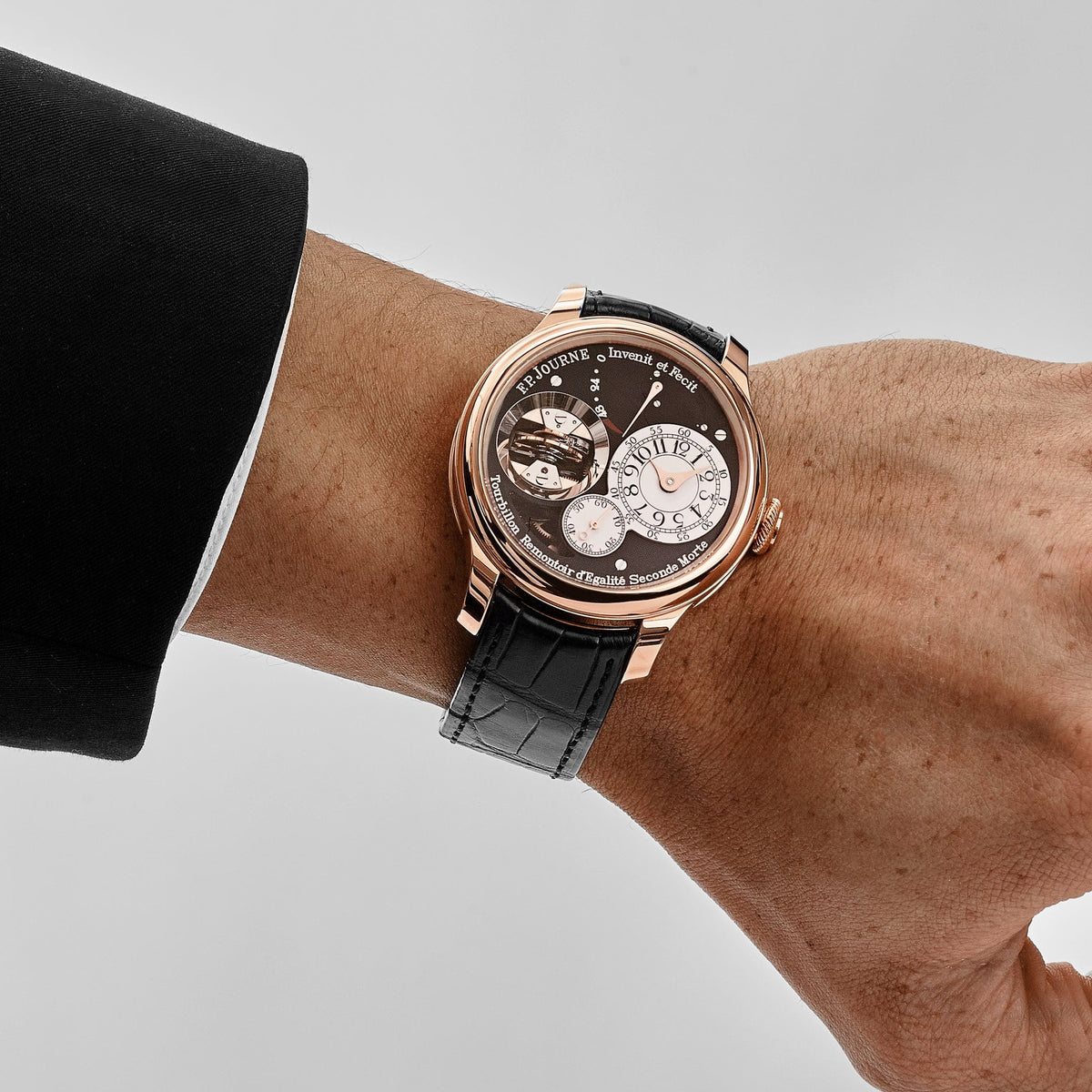F.P.Journe Tourbillon Souverain Vertical Ref. TV Rose Gold Black Dial Boutique Edition (2025)