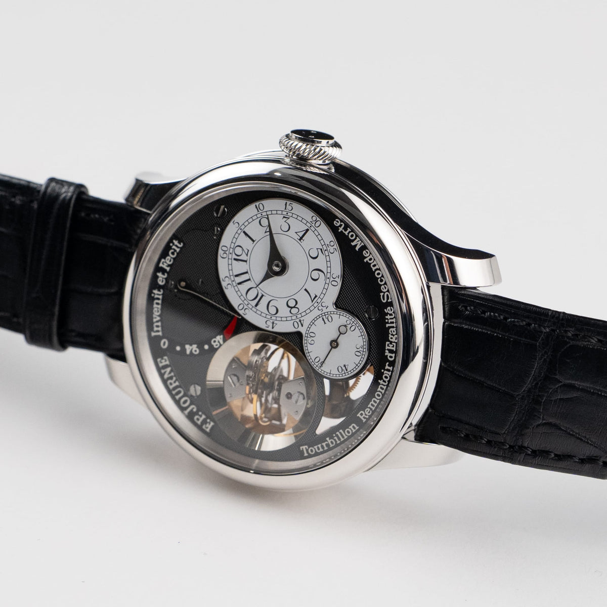 F.P.Journe Tourbillon Souverain Vertical Ref. TV Black Label Platinum Black Dial (2022)