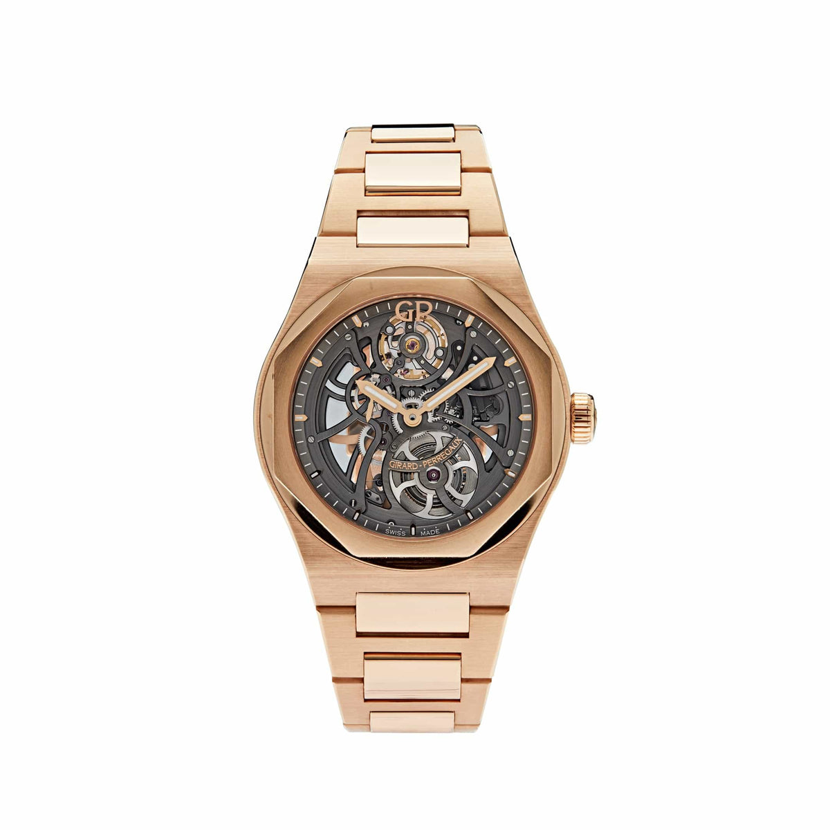 Girard Perregaux Laureato Skeleton 81015-52-002-52A Rose Gold