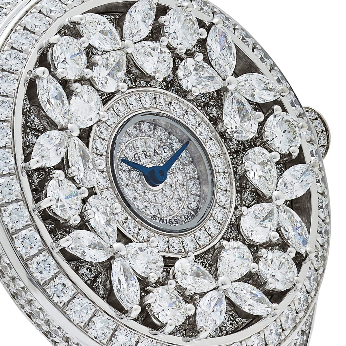Graff Classic Butterfly Diamond Watch 'Ladies' White Gold Diamond Dial