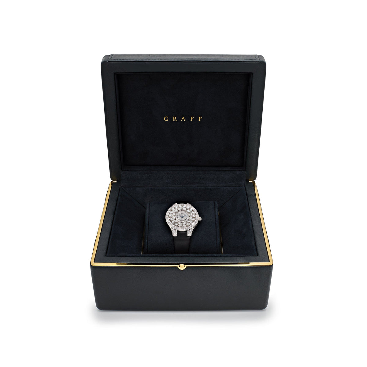 Graff Classic Butterfly Diamond Watch 'Ladies' White Gold Diamond Dial