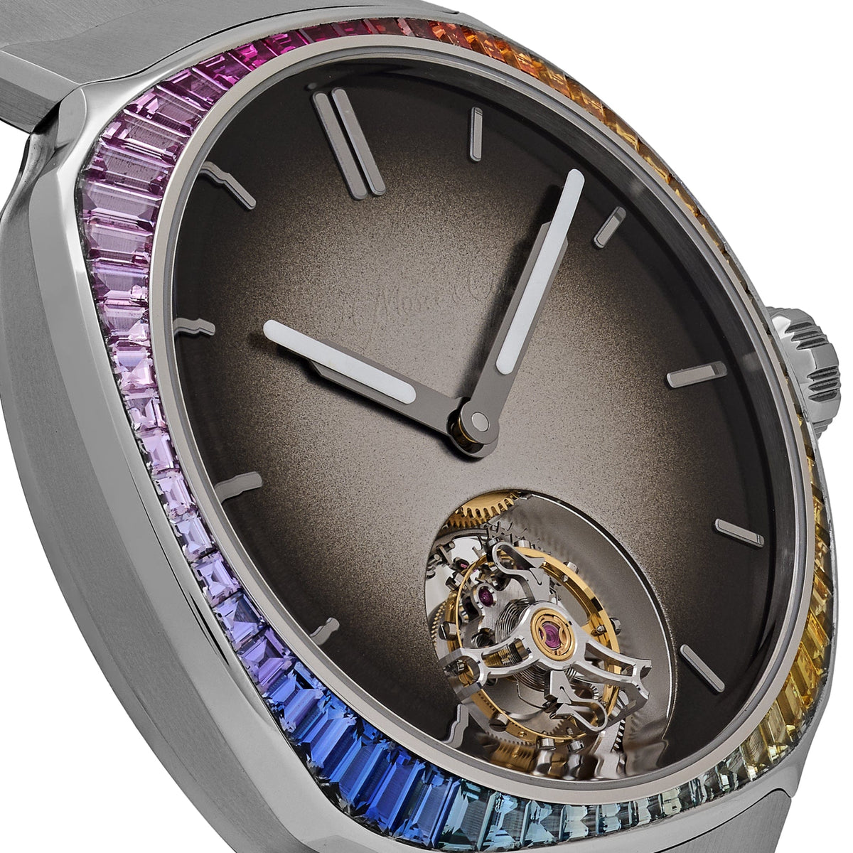 H. Moser & Cie 6804-1201 Streamliner Tourbillon Stainless Steel Fumé Dial (2023)