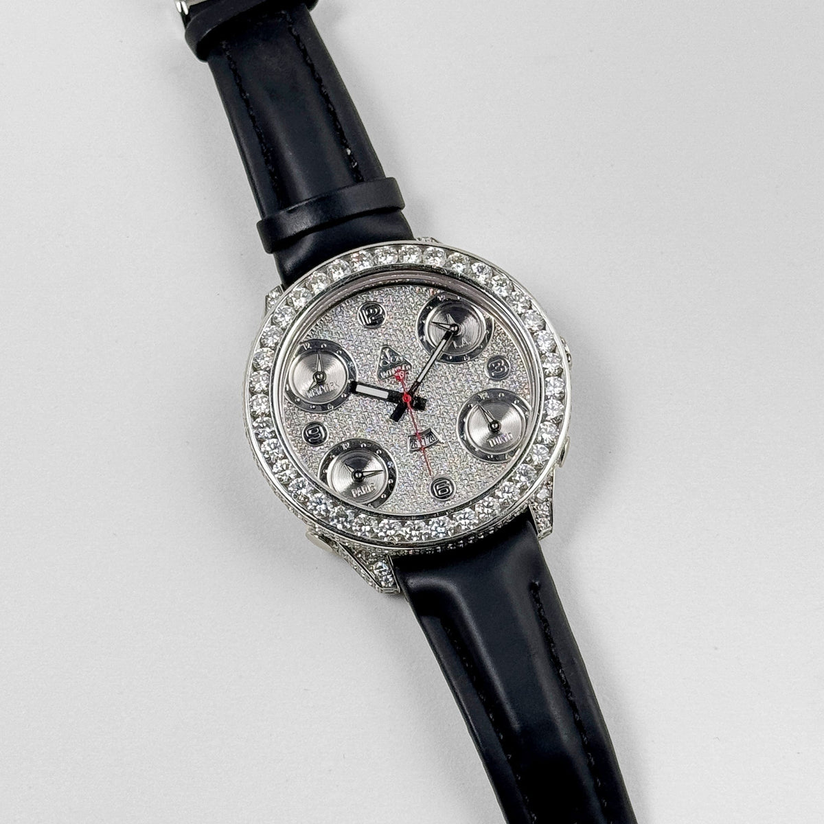 Jacob & Co. Five Time Zone Steel Diamond JCM-30