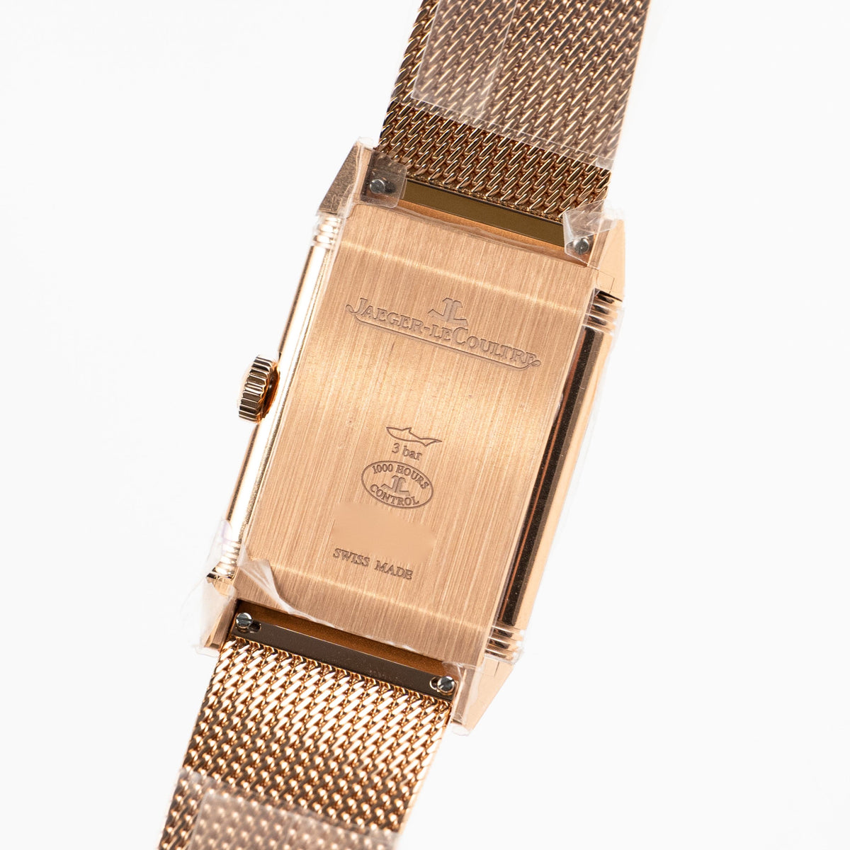 Jaeger-LeCoultre Reverso Tribute Q713216J Monoface Small Seconds Rose Gold Grained Rose Gold Dial