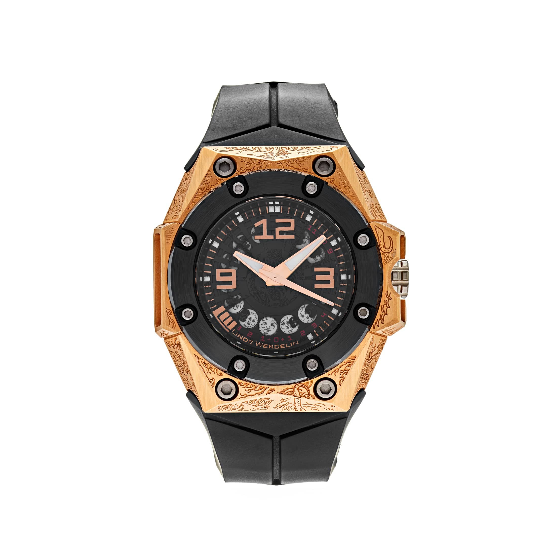 Linde Werdelin Oktopus Moon Tattoo Rose Gold OKT.II.MGTT