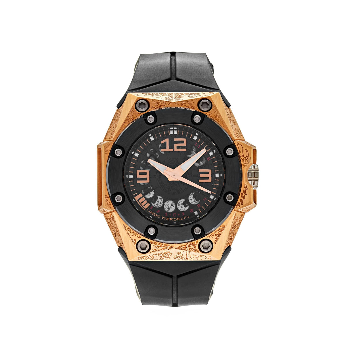 Linde Werdelin Oktopus Moon Tattoo Rose Gold OKT.II.MGTT