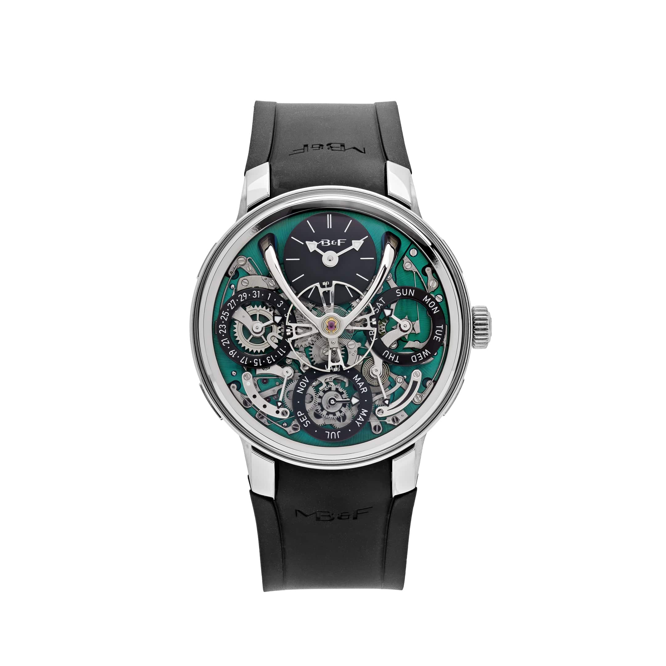 MB&F Legacy Machine Perpetual EVO 07.T.GU Titanium Green Dial (2023)