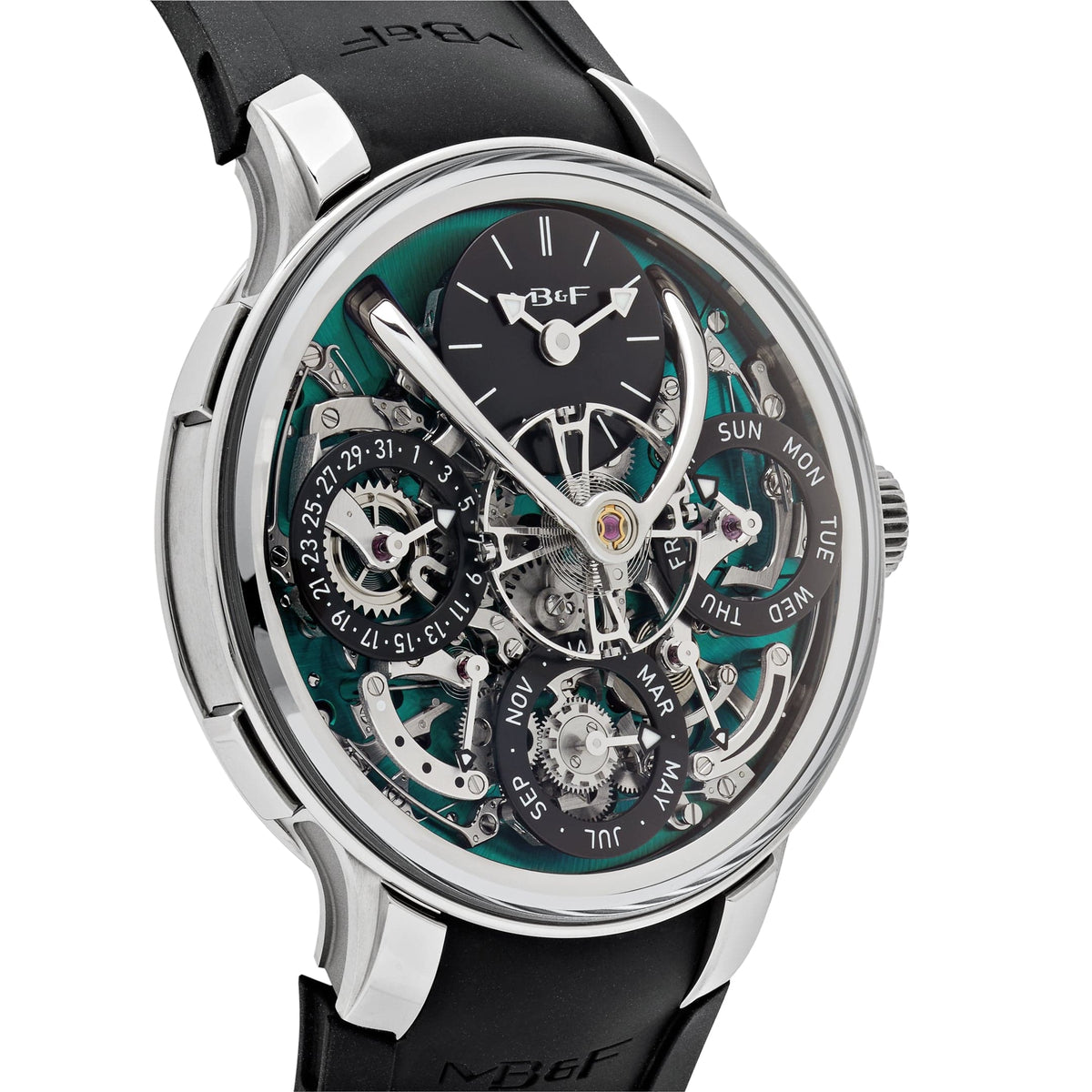 MB&F Legacy Machine Perpetual EVO 07.T.GU Titanium Green Dial (2023)