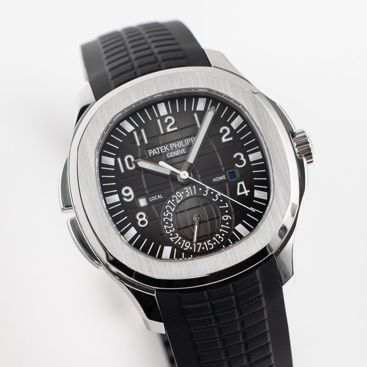 Patek Philippe Aquanaut 5164A-001 'Travel Time' Stainless Steel Black Dial (2019)