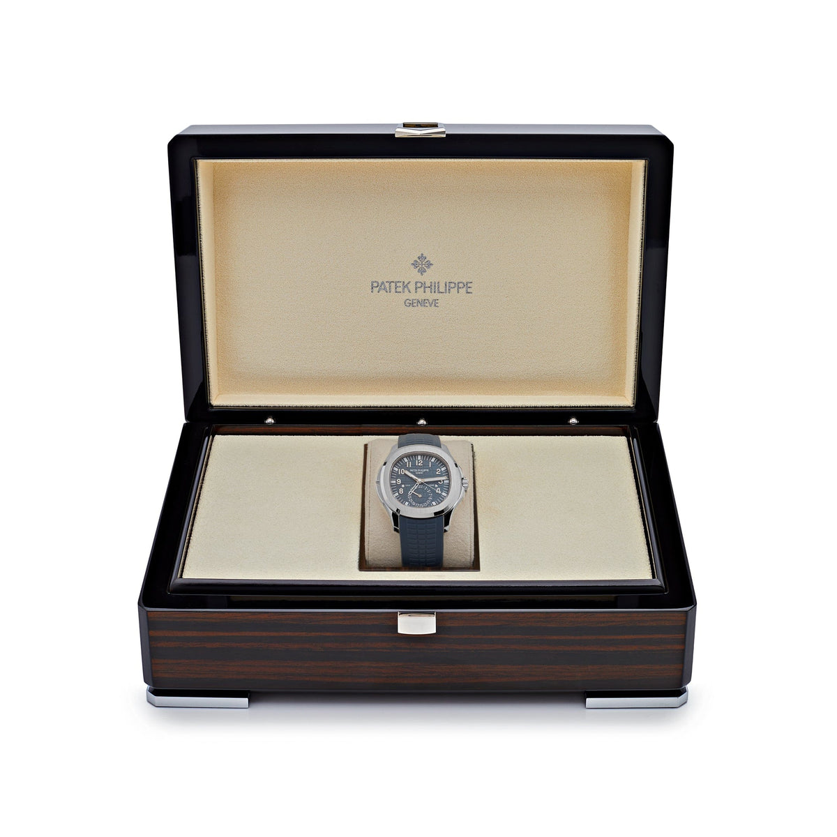 Patek Philippe Aquanaut 5164G-001 'Travel Time' White Gold Blue-Gray Dial (2025)