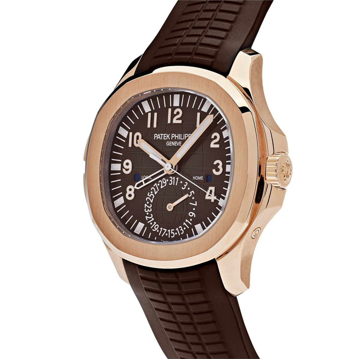 Patek Philippe Aquanaut 5164R-001 'Travel Time' Rose Gold Brown Dial (2025)