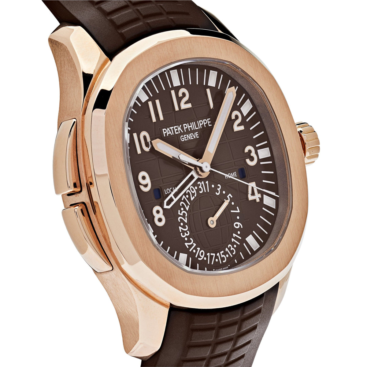 Patek Philippe Aquanaut 5164R-001 'Travel Time' Rose Gold Brown Dial (2025)