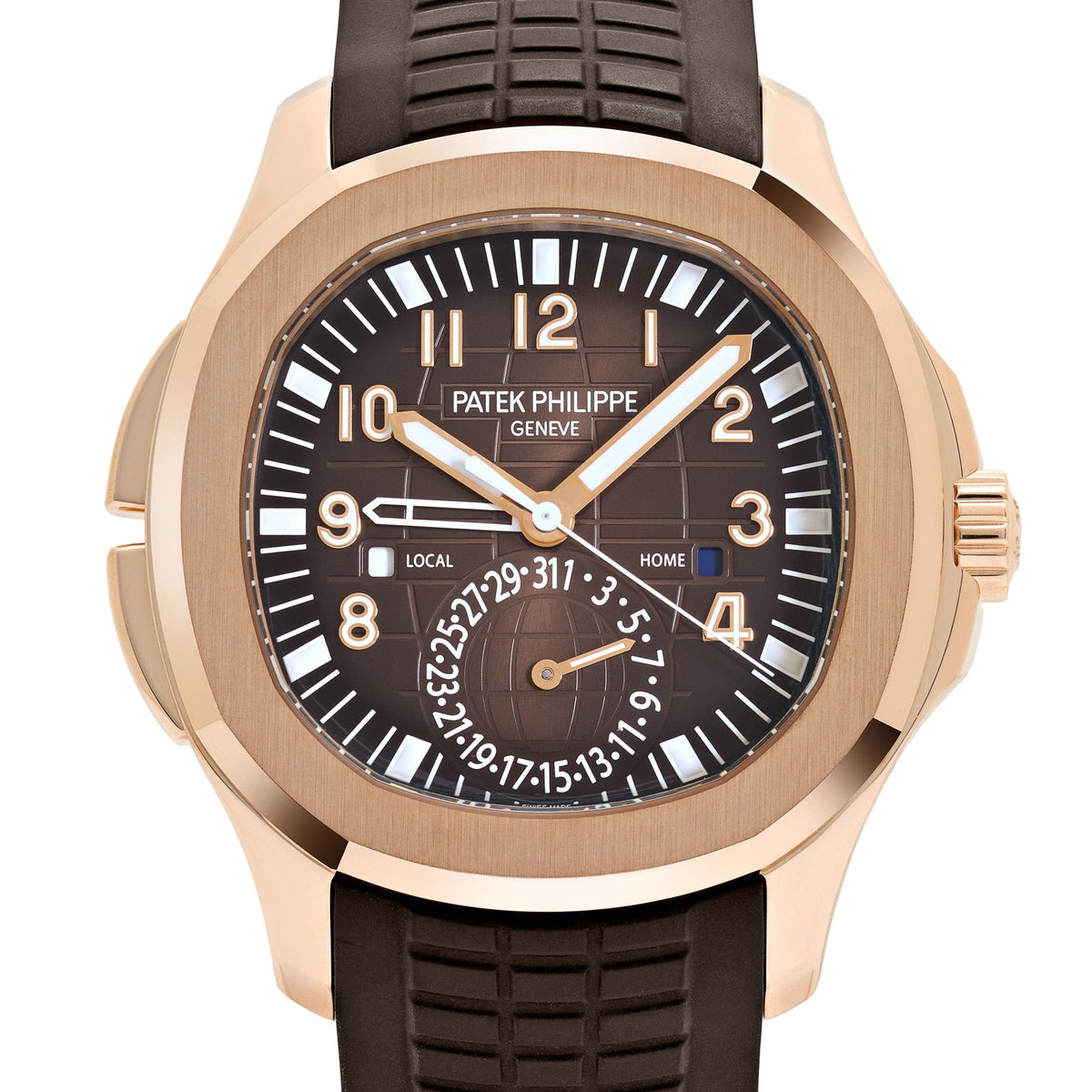 Patek Philippe Aquanaut 5164R-001 Travel Time Rose Gold Brown Dial (2024)