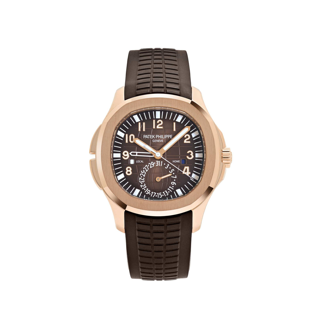 Patek Philippe Aquanaut 5164R-001 'Travel Time' Rose Gold Brown Dial (2025)