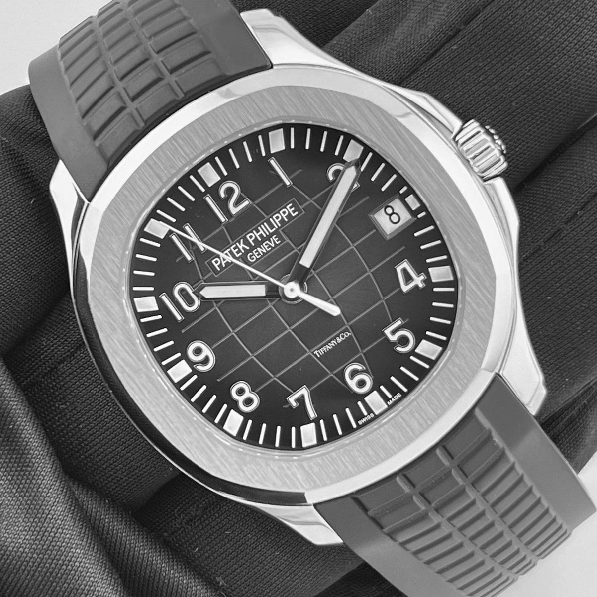 Patek Philippe Aquanaut 5167A-001 'Tiffany & Co.' Stainless Steel Black Dial