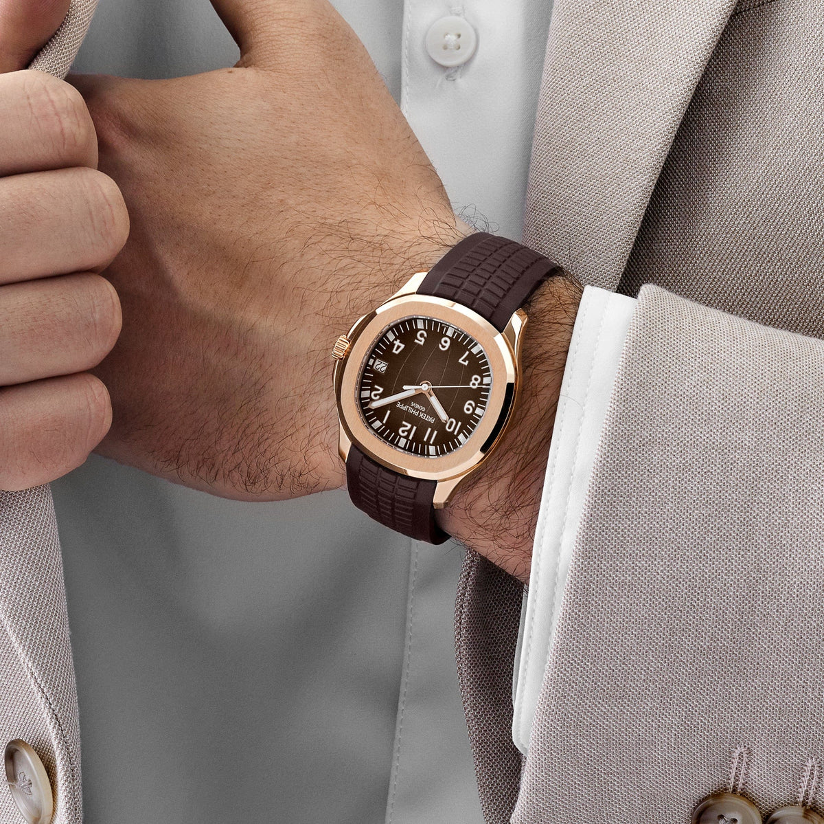 Patek Philippe Aquanaut 5167R-001 Rose Gold Brown Dial (2021)