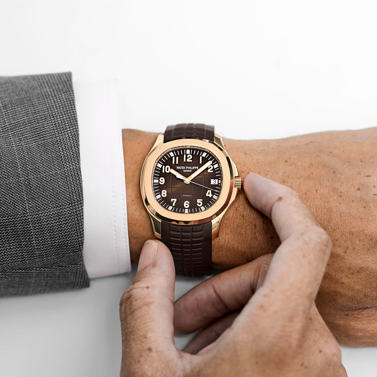 Patek Philippe Aquanaut 5167R-001 ‘Tiffany & Co.’ Rose Gold Brown Dial (2020)